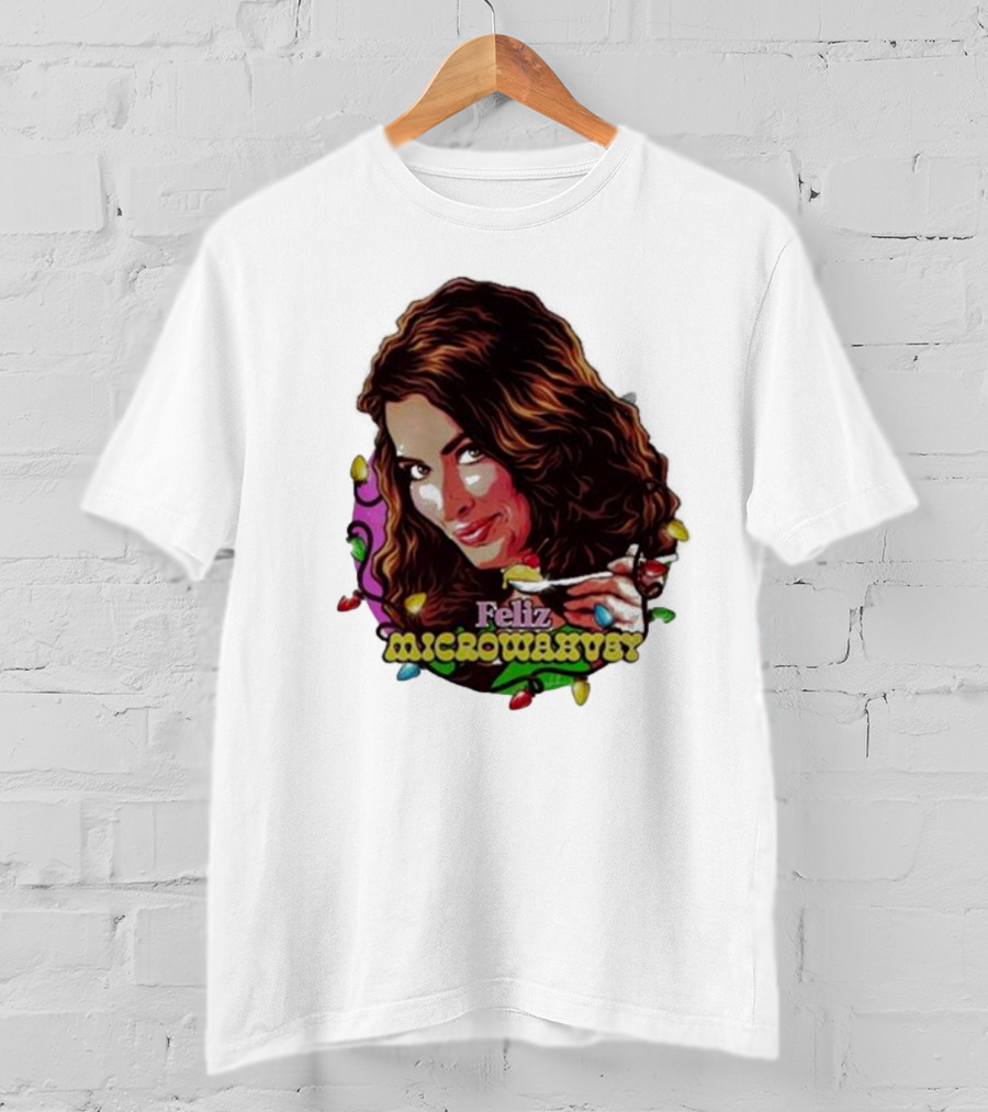 Feliz Microwavery Nordacious Holiday Lights T-Shirt