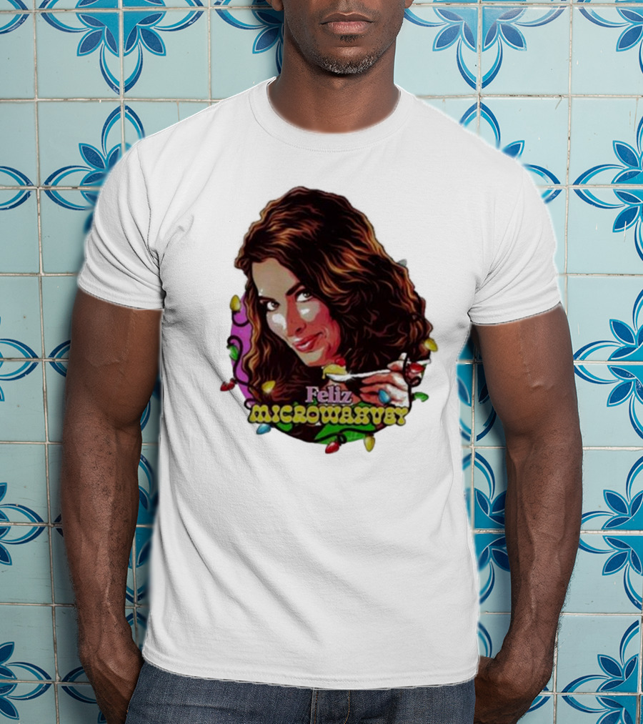 Feliz Microwavery Nordacious Holiday Lights T-Shirt