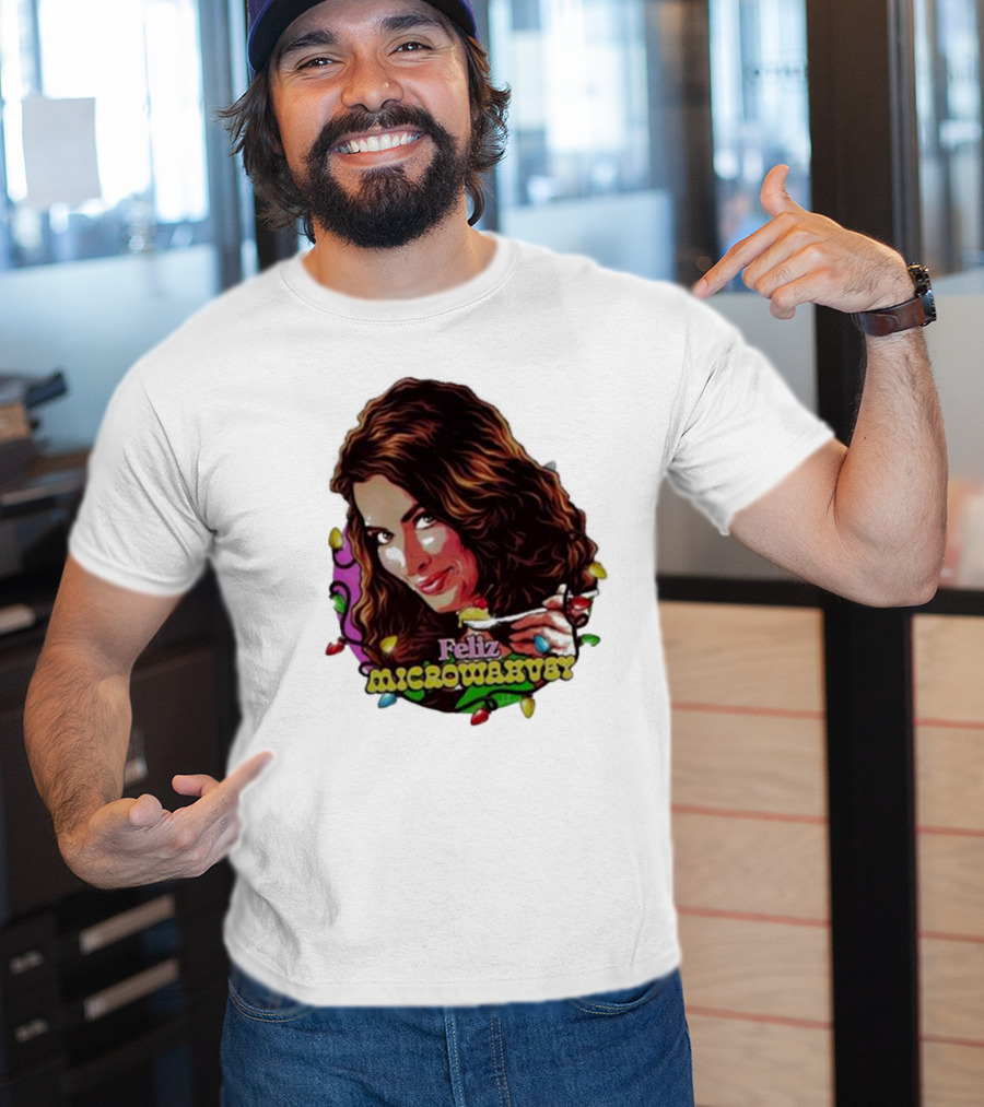 Feliz Microwavery Nordacious Holiday Lights T-Shirt
