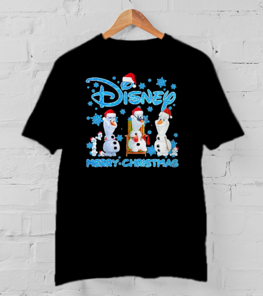 Disney Merry Christmas Olaf Santa T-Shirt