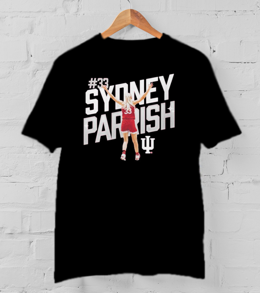 33 Sydney Parrish Indiana Basketball Hoosiers T-Shirt