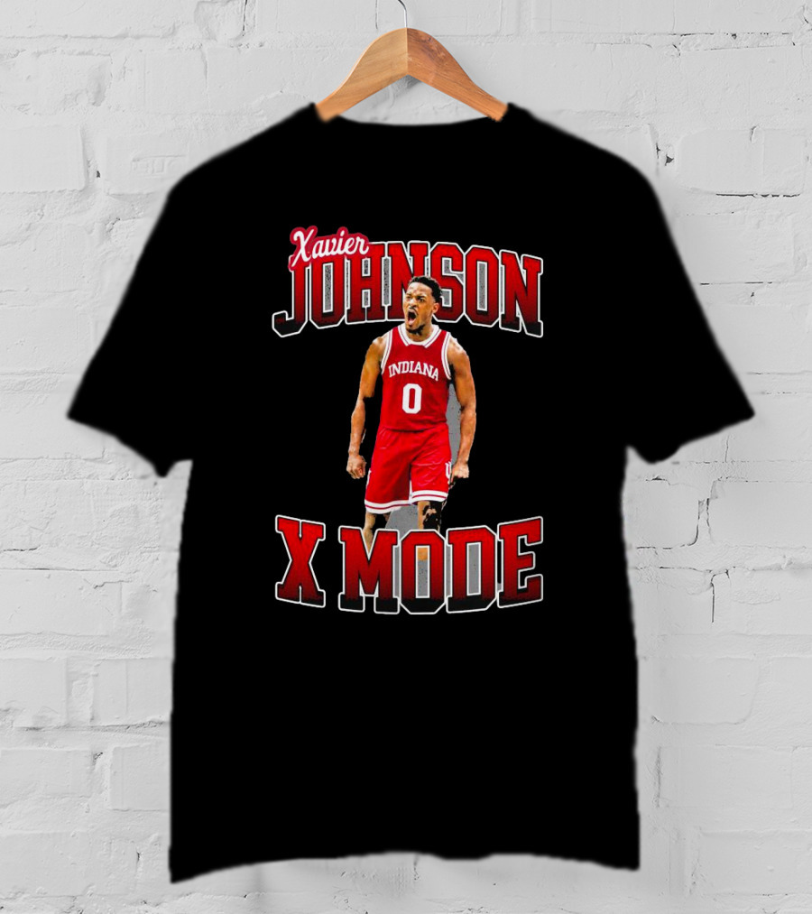 Xavier Johnson X-Mode Indiana Basketball Player T-Shirt