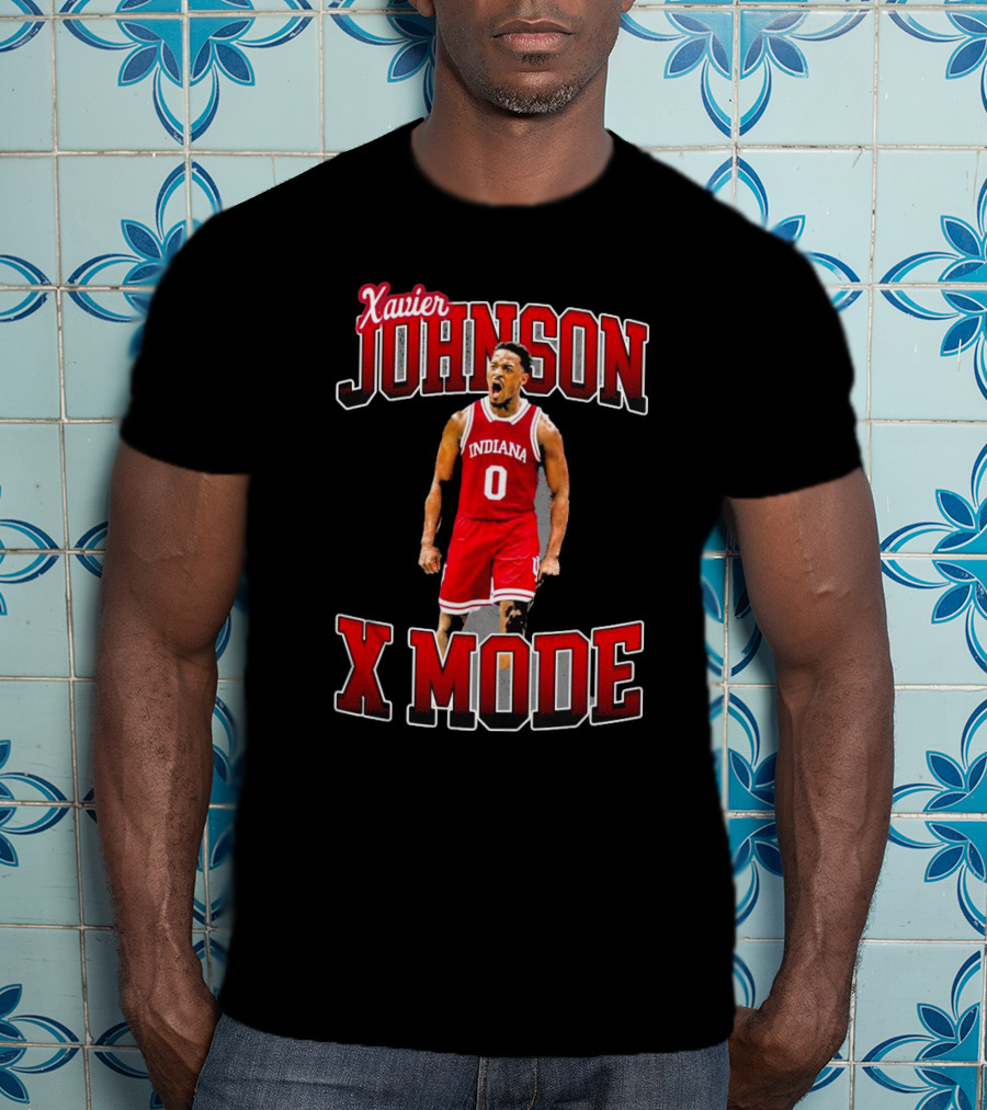 Xavier Johnson X-Mode Indiana Basketball Player T-Shirt