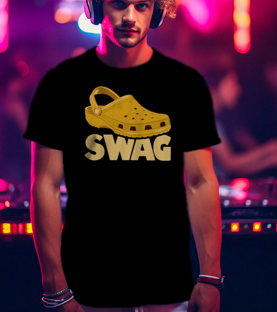Croc Swag Yellow Clogs T-Shirt