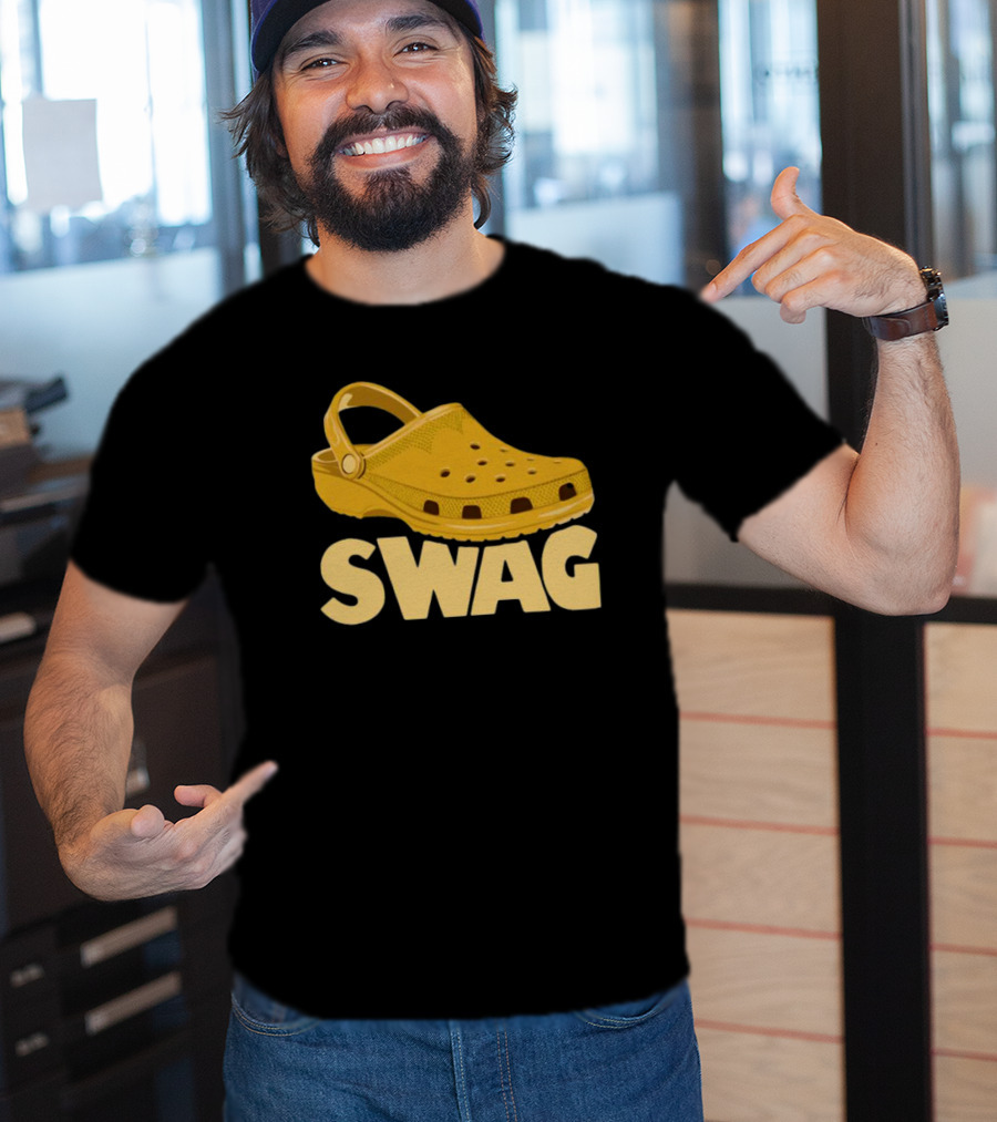 Croc Swag Yellow Clogs T-Shirt
