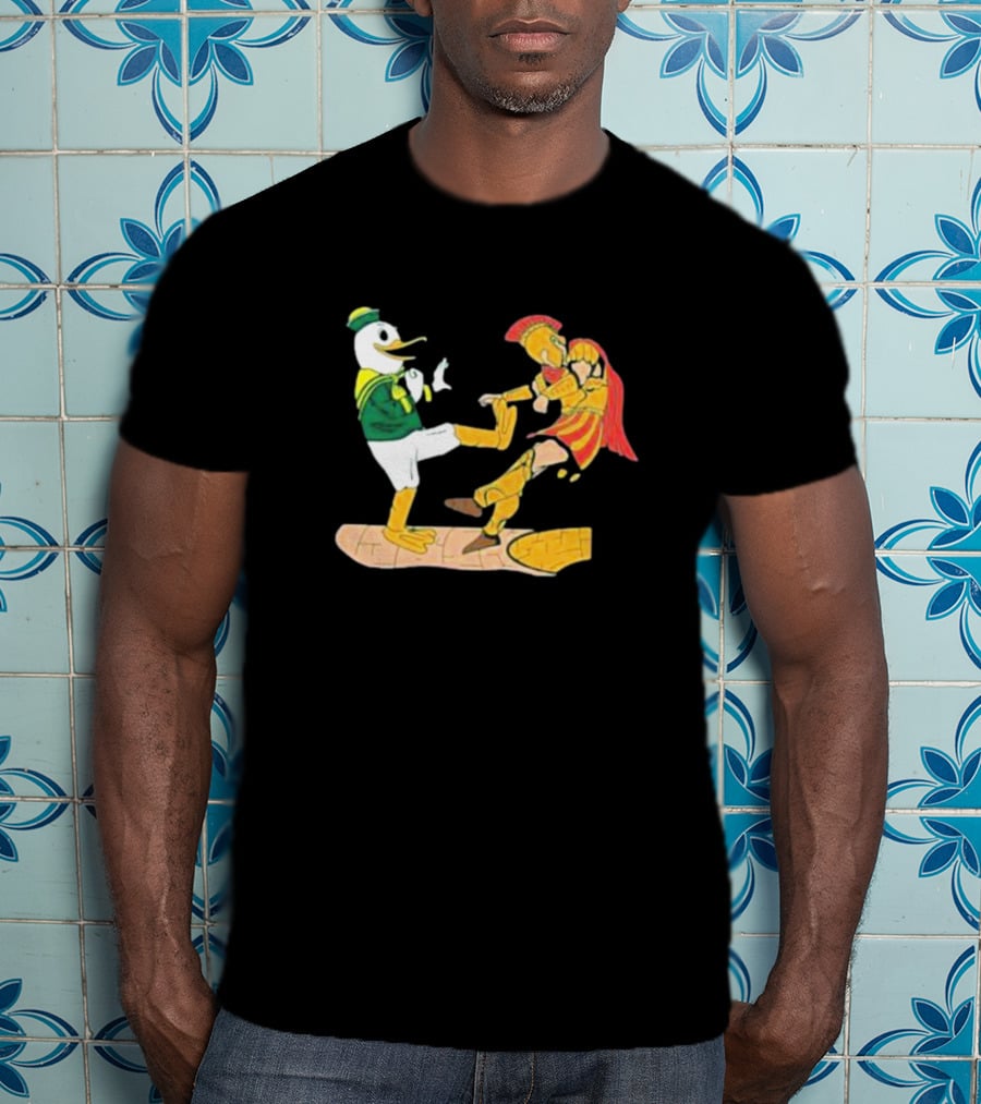 Ports Or Kick Oregon Duck Vs. USC Trojan Kickoff Showdown T-Shirt