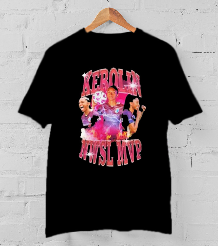 Kerolin NWSL MVP North Carolina Courage Soccer Star T-Shirt