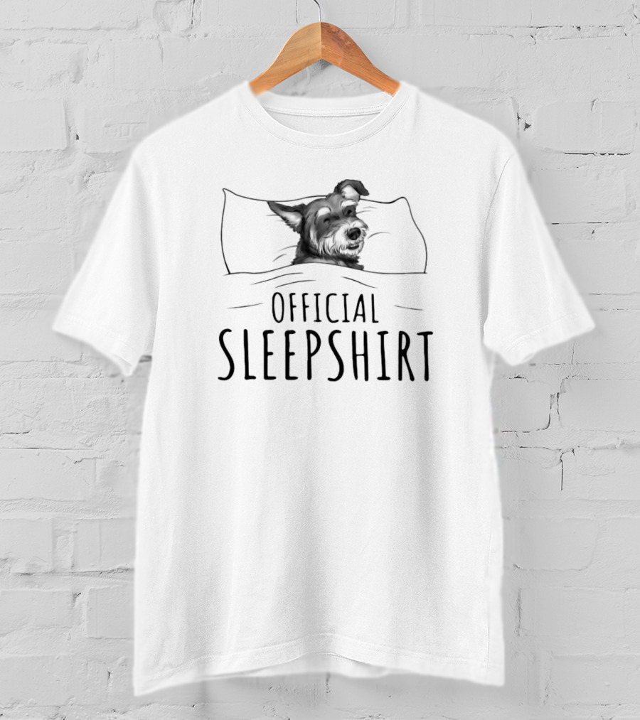 Schnauzer Official Sleep Shirt Pajama T-Shirt
