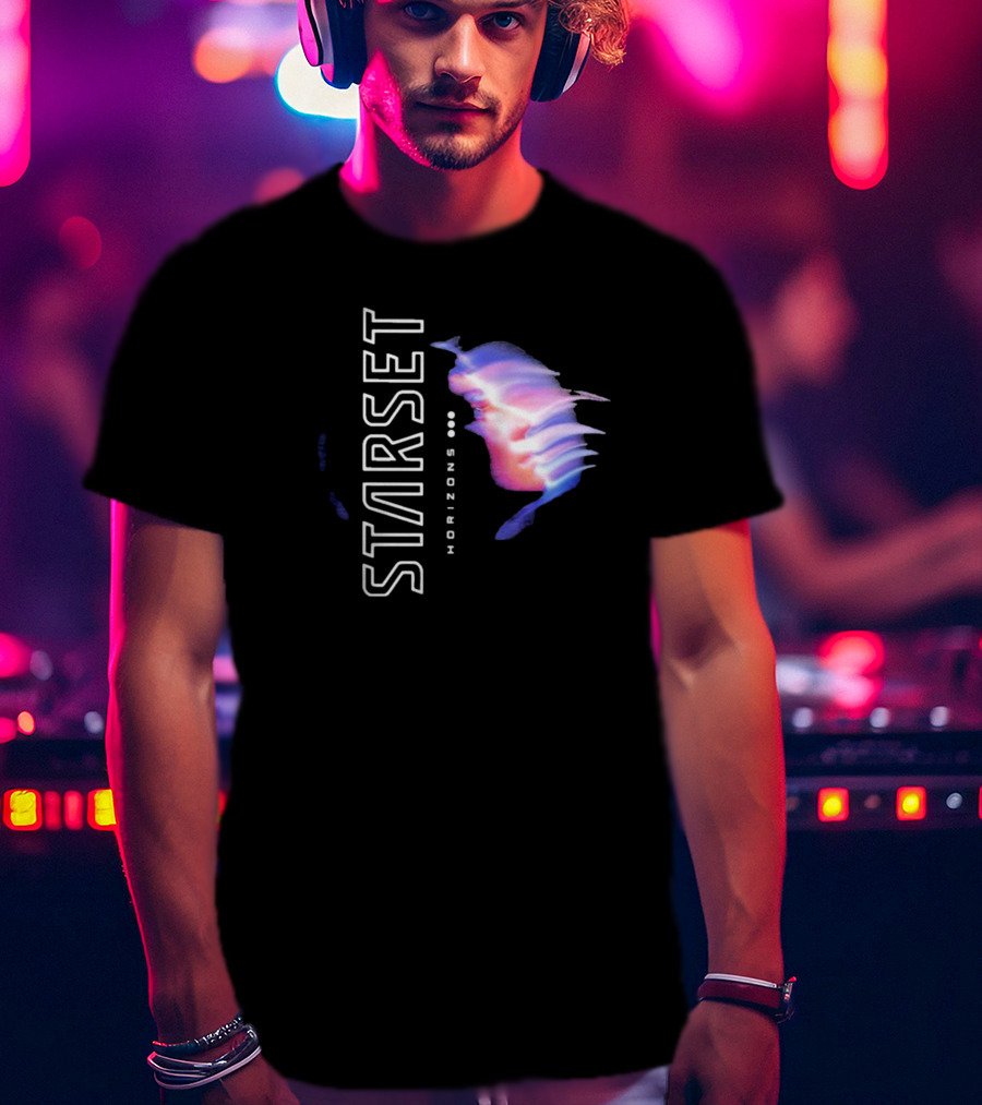 Starset Horizons Sci-Fi Aesthetic With Abstract Face T-Shirt