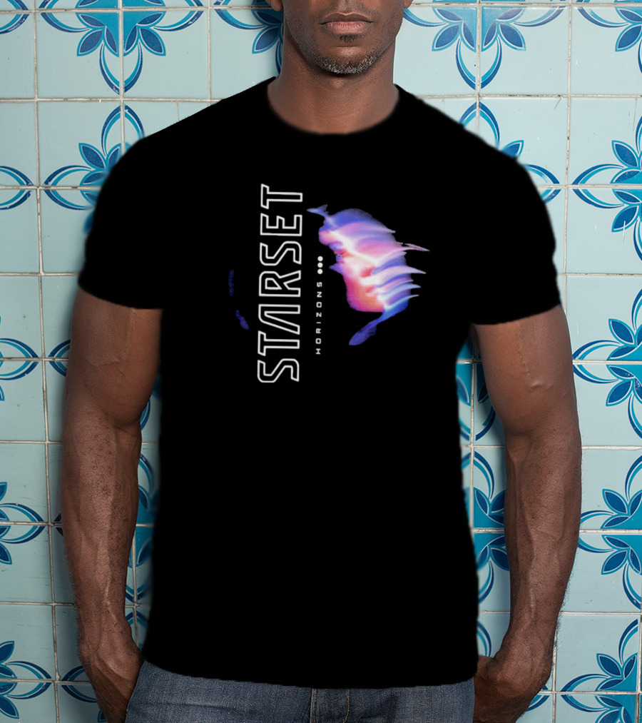 Starset Horizons Sci-Fi Aesthetic With Abstract Face T-Shirt