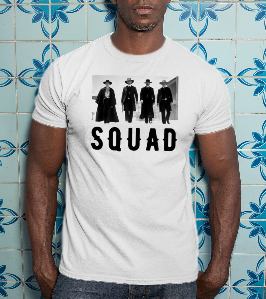 Tombstone Squad Western Cowboy Outlaws T-Shirt