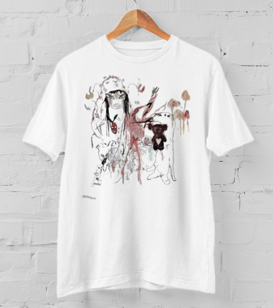 Beabadoobee Beatopia Unique Abstract Imagery With Bears And Fruits T-Shirt