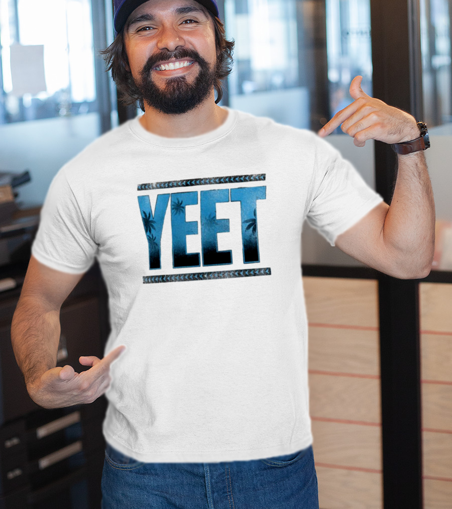 Yeet Jey Uso Tropical Print T-Shirt