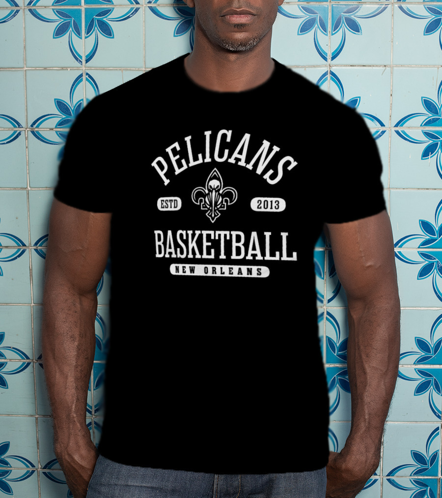 Pelicans Basketball ESTD 2013 New Orleans T-Shirt