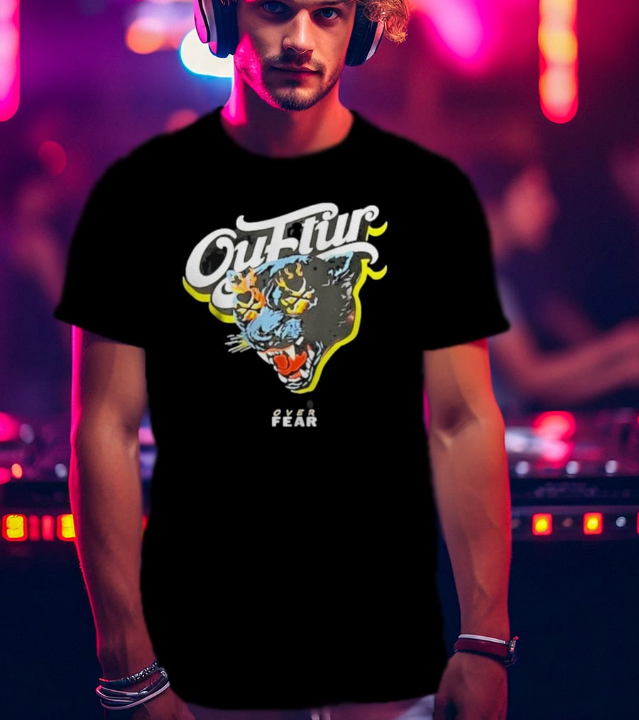 Ouftur Panther Over Fear T-Shirt