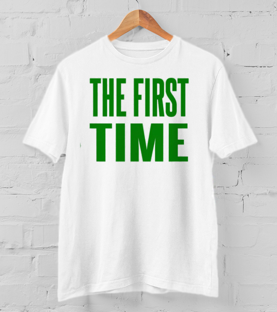 The Kid Laroi The First Time Bold Green Text T-Shirt