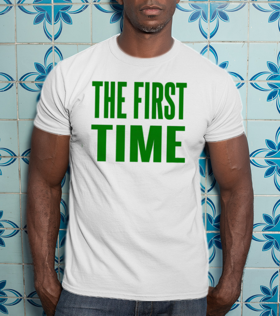 The Kid Laroi The First Time Bold Green Text T-Shirt