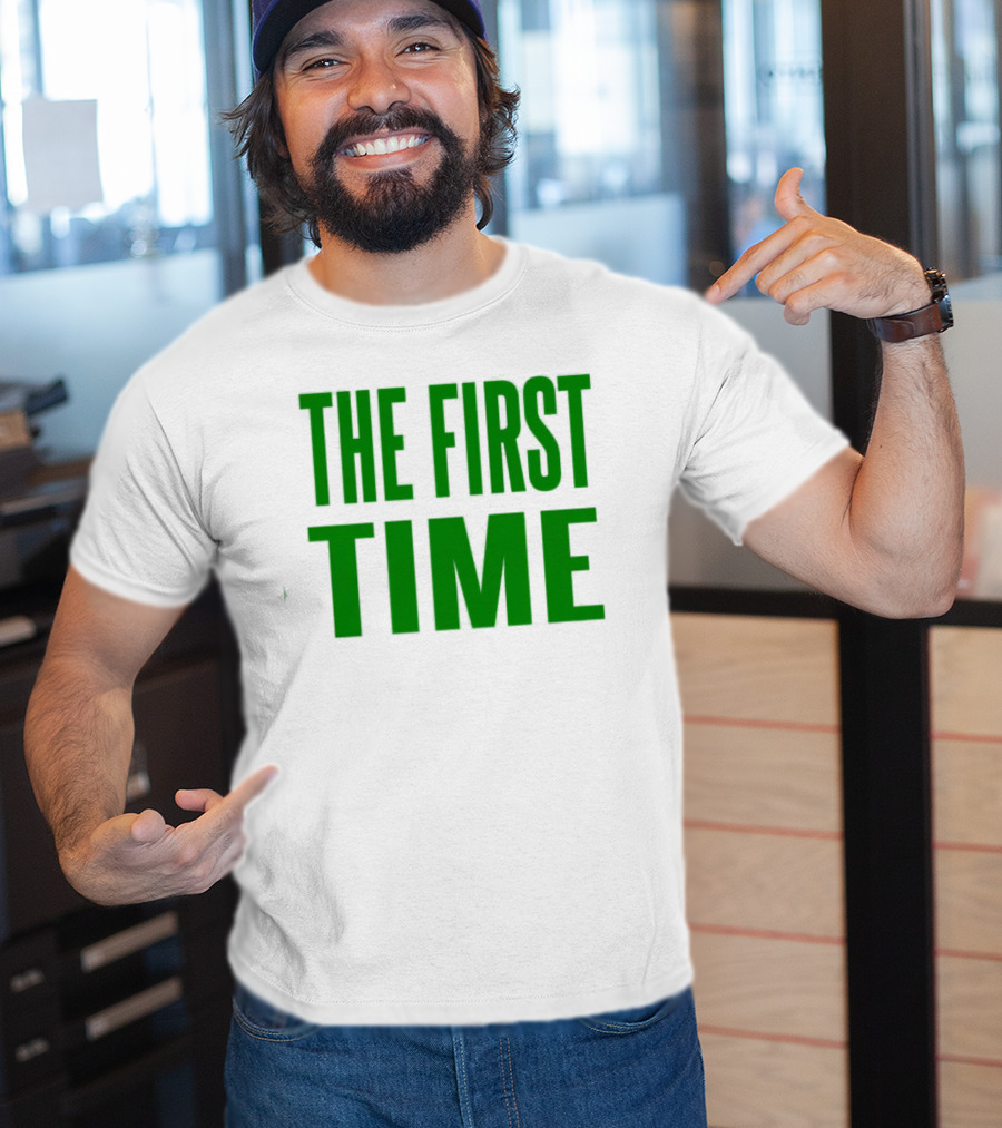 The Kid Laroi The First Time Bold Green Text T-Shirt