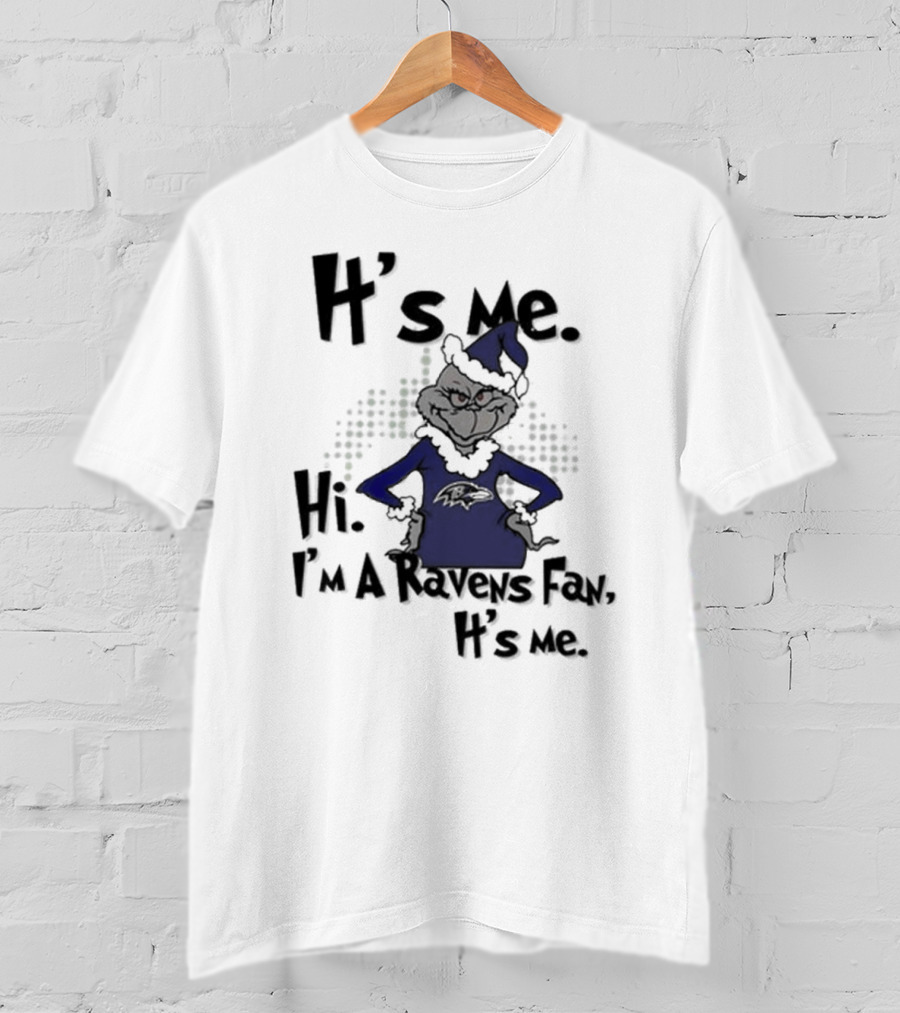 It's Me Hi I'm A Ravens Fan It's Me T-Shirt