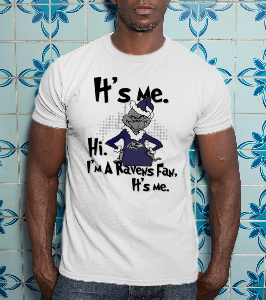 It's Me Hi I'm A Ravens Fan It's Me T-Shirt