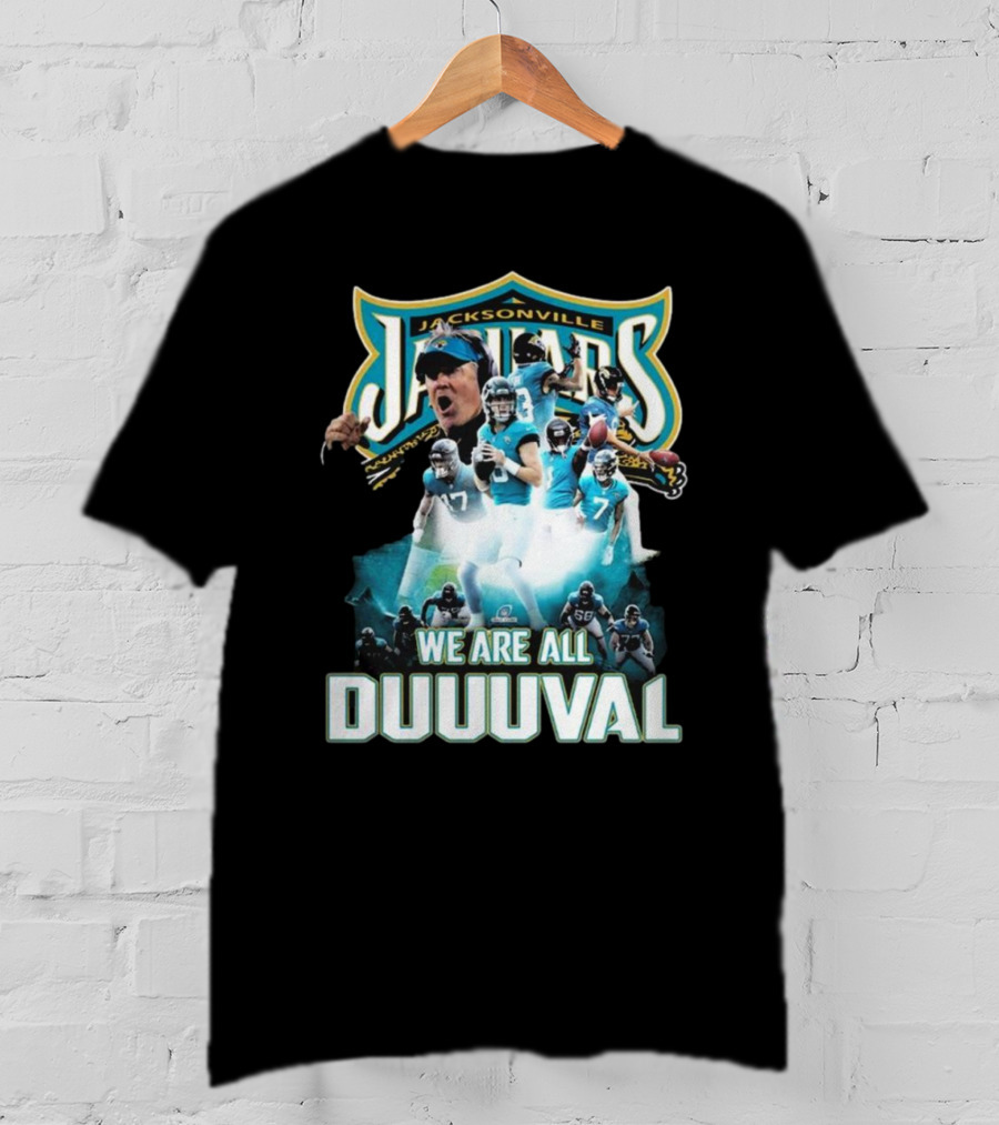 Jacksonville Jaguars Players We Are All Duuuval Victory T-Shirt