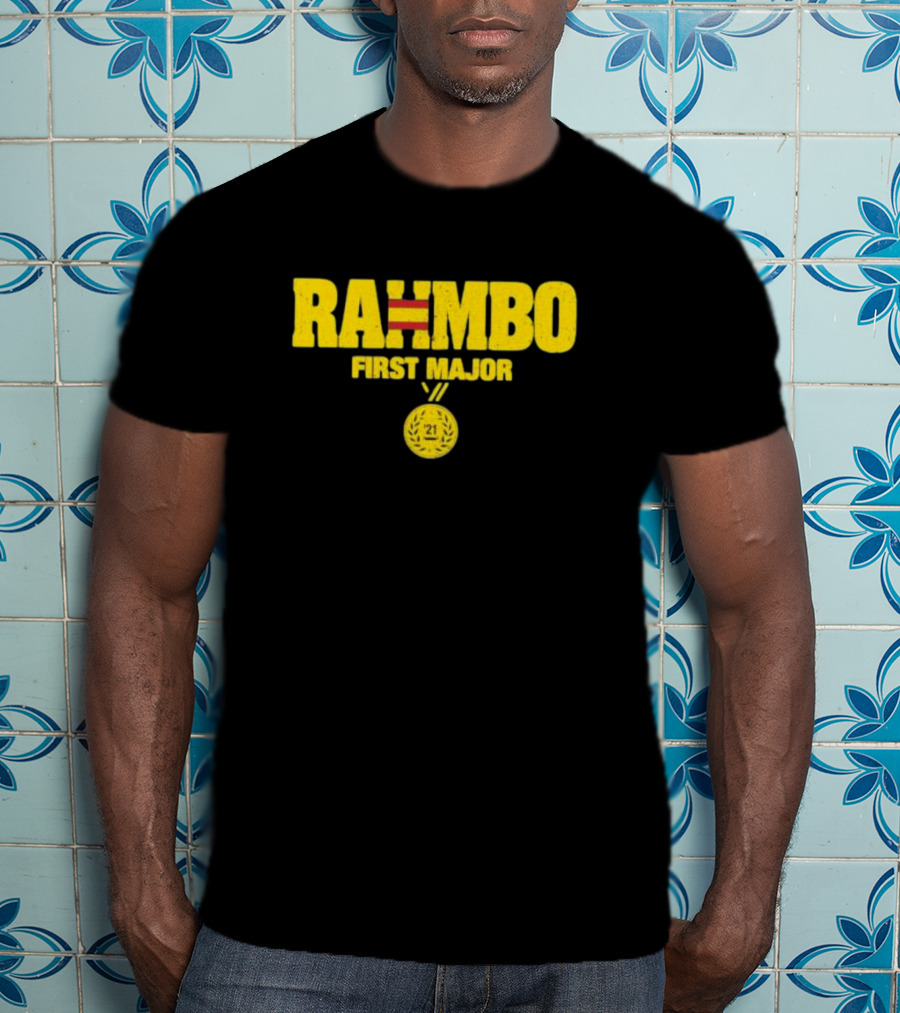 RAHMBO First Major 21 Medal T-Shirt