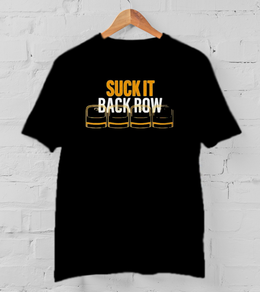 Suck It Back Row Beer Glasses T-Shirt