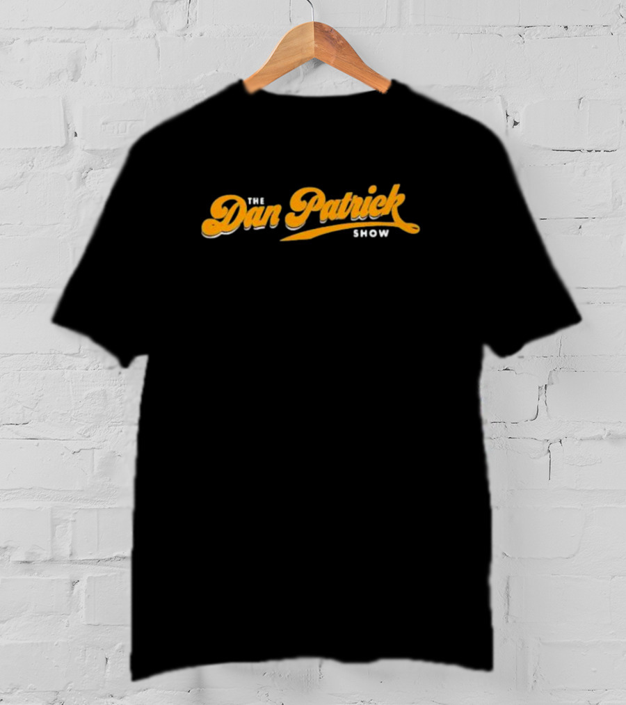 The Dan Patrick Show Logo Yellow Script T-Shirt
