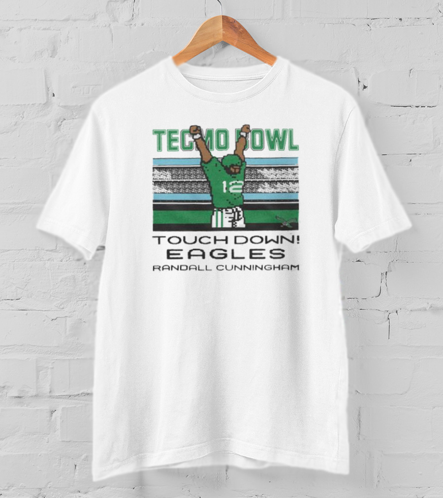 Tecmo Bowl Touchdown Eagles Randall Cunningham T-Shirt