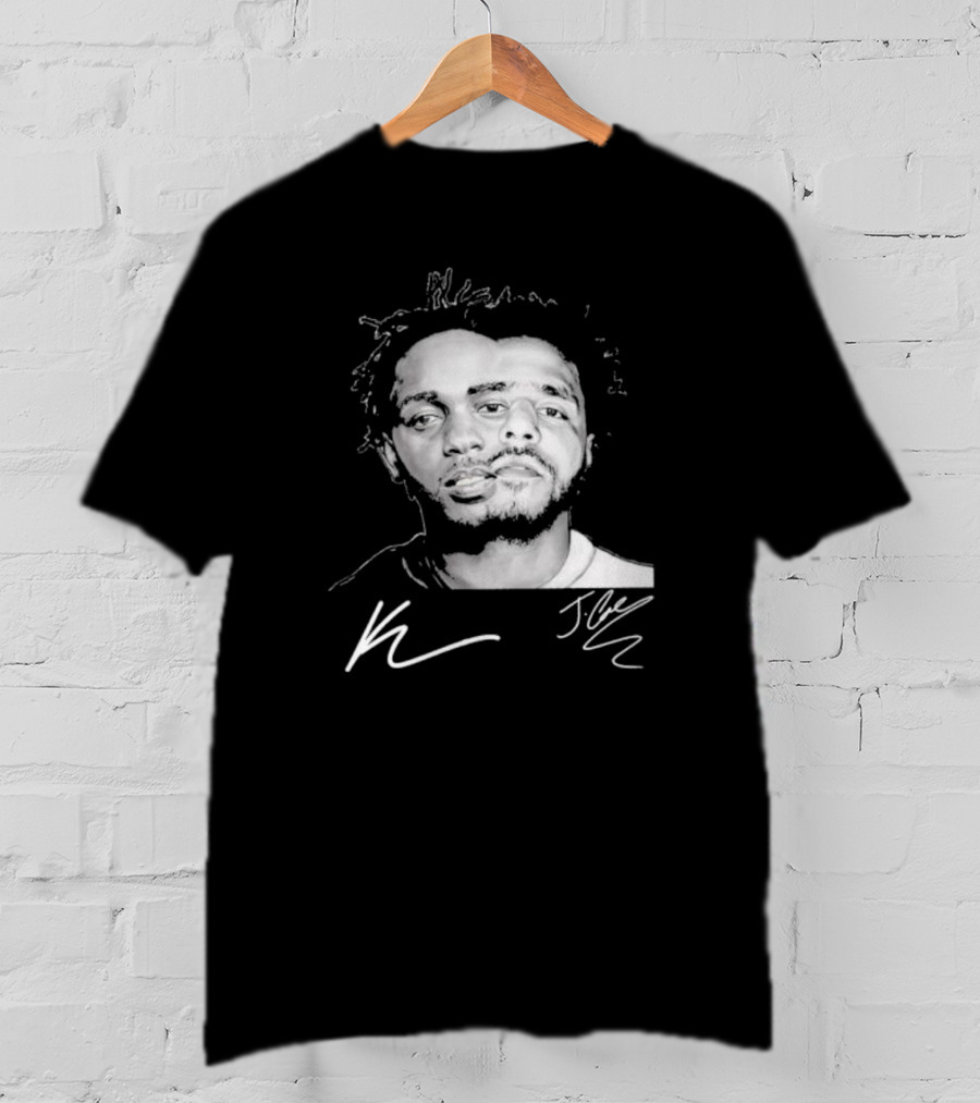 J Cole Kendrick Lamar Signatures Hip Hop Fusion T-Shirt