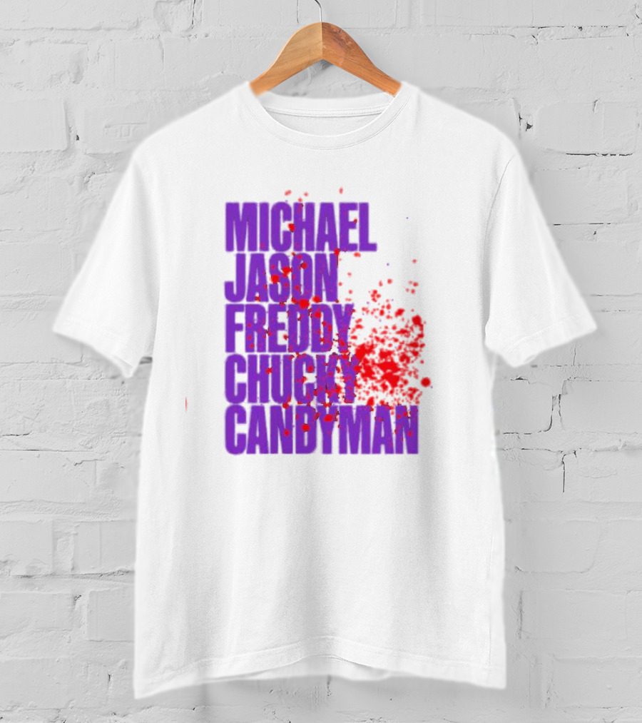 Michael Jason Freddy Chucky Candyman Horror Legends T-Shirt