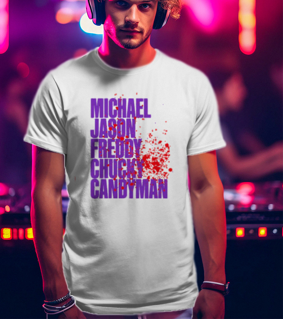 Michael Jason Freddy Chucky Candyman Horror Legends T-Shirt