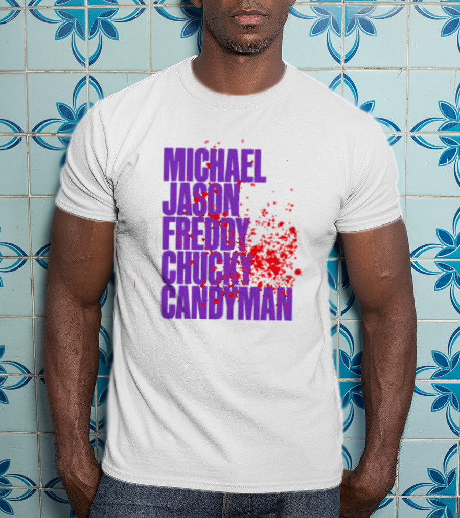 Michael Jason Freddy Chucky Candyman Horror Legends T-Shirt