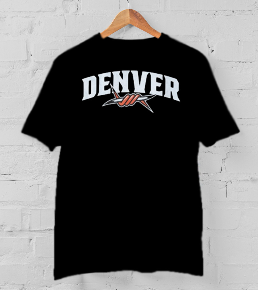 Champion Denver Outlaws Barbed Wire T-Shirt