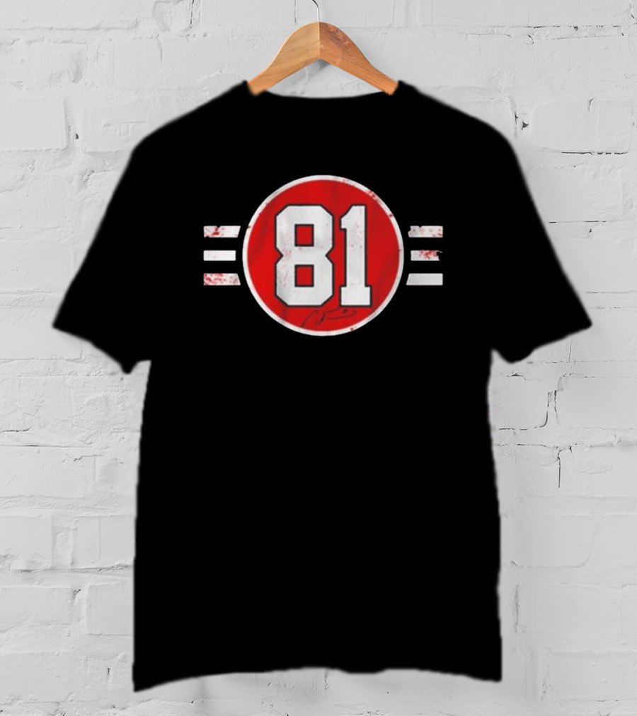 Chicago Blackhawks Marian Hossa 81 Red Circle Vintage Hockey T-Shirt