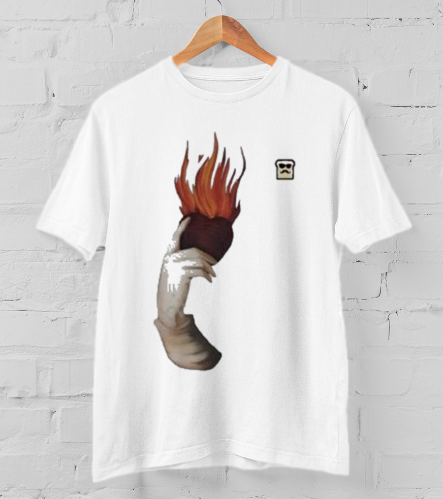 Disguised Toast Iconic Flame Heart Hand T-Shirt