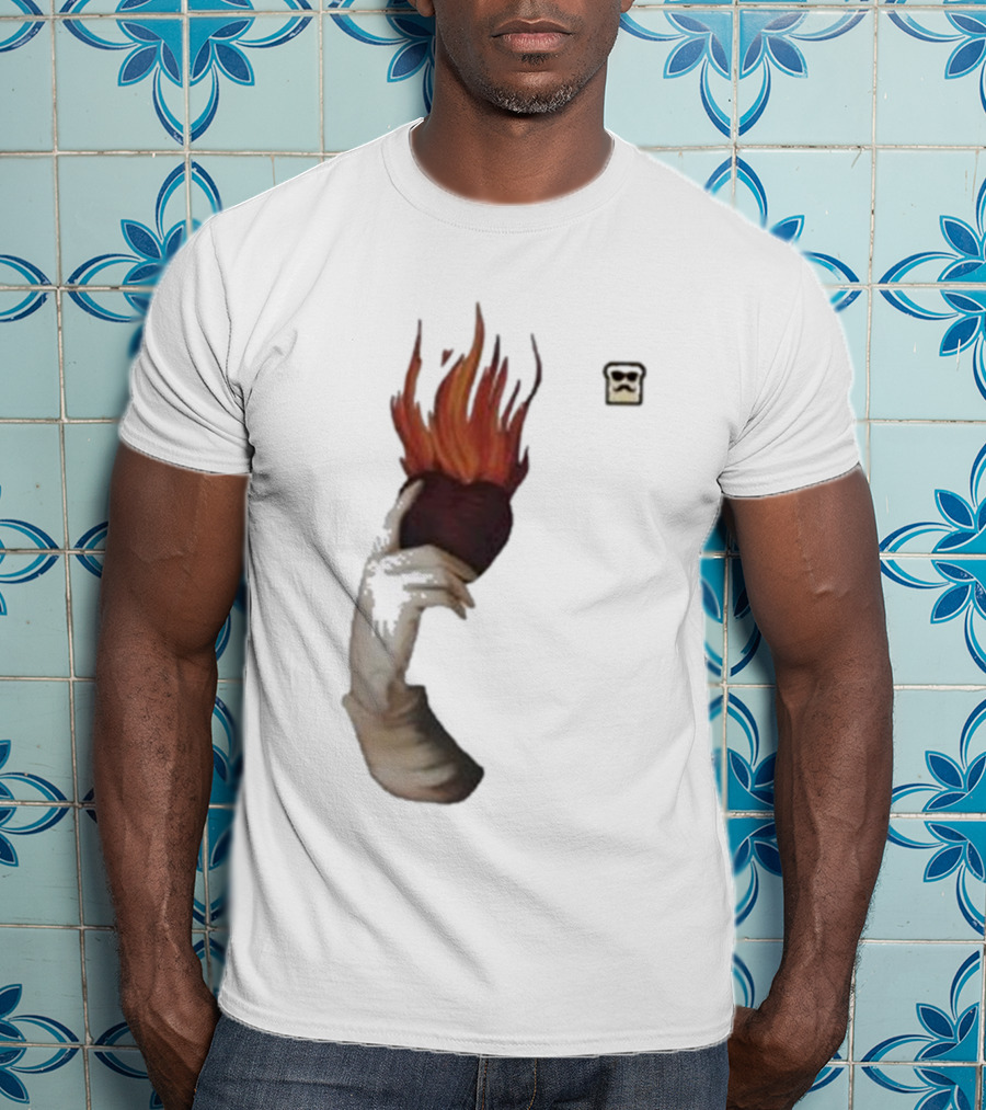 Disguised Toast Iconic Flame Heart Hand T-Shirt