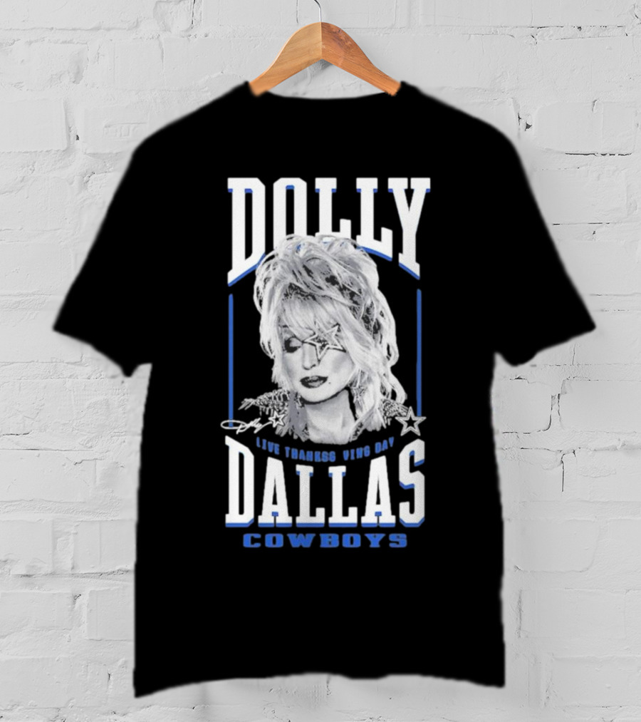 Dolly Parton Live Thanksgiving Day Dallas Cowboys T-Shirt