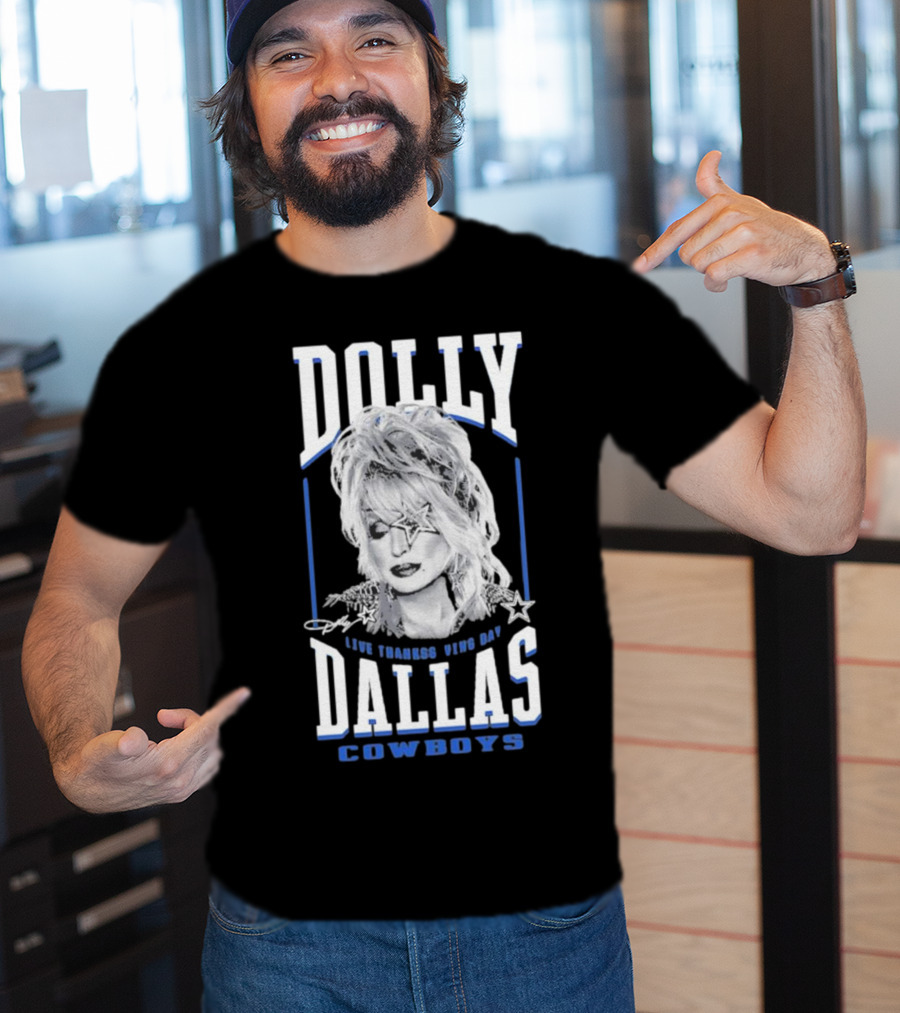 Dolly Parton Live Thanksgiving Day Dallas Cowboys T-Shirt