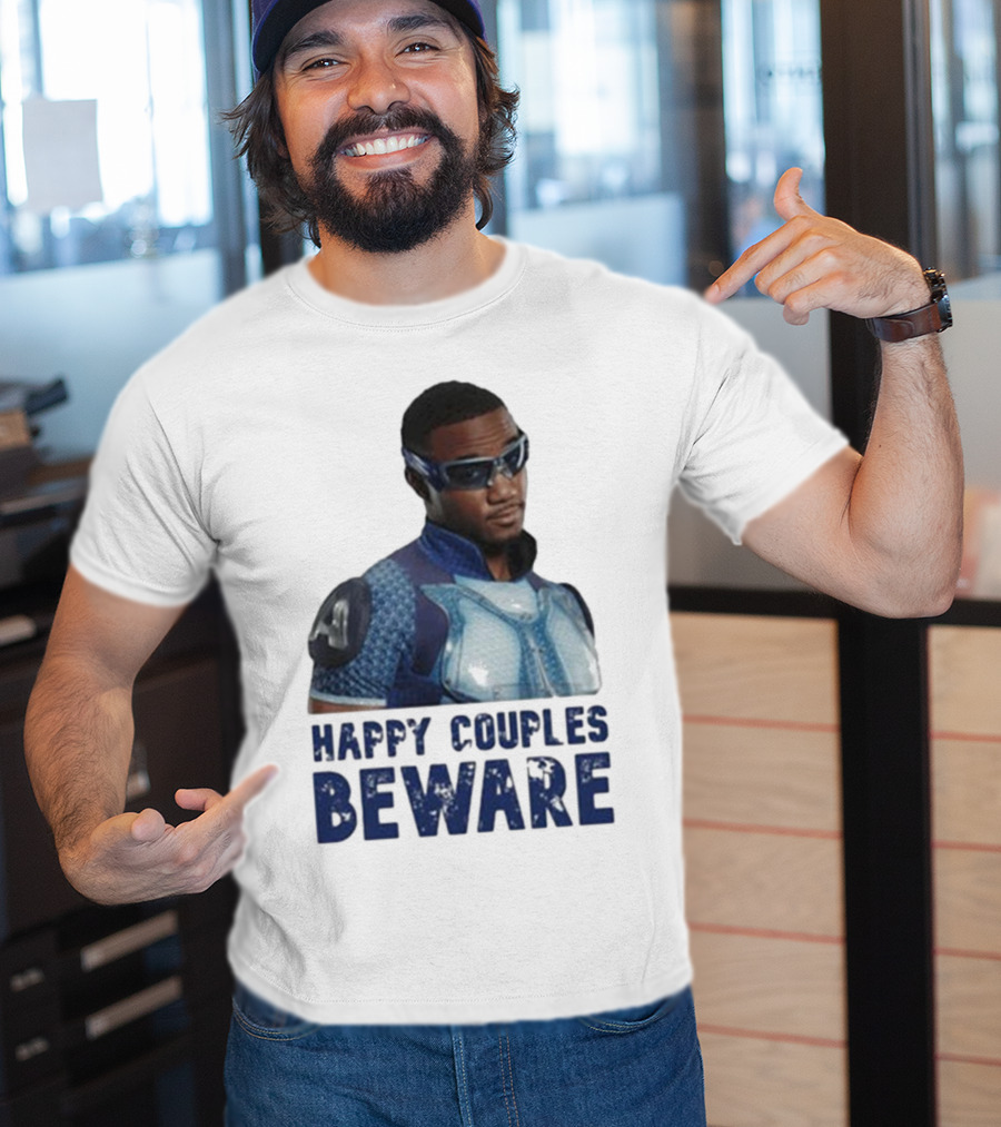 Happy Couples Beware Captain Secret Identity T-Shirt