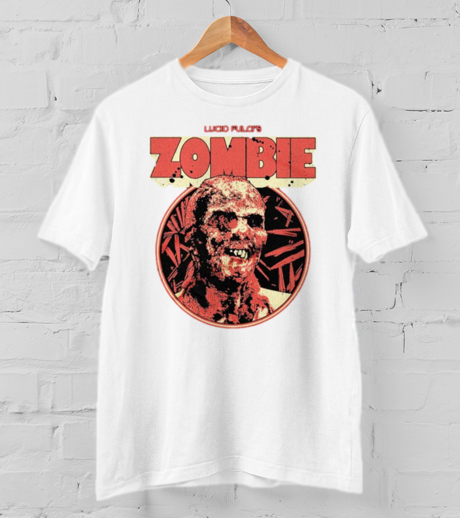 Lucio Fulci's Zombie Retro Horror Movie T-Shirt