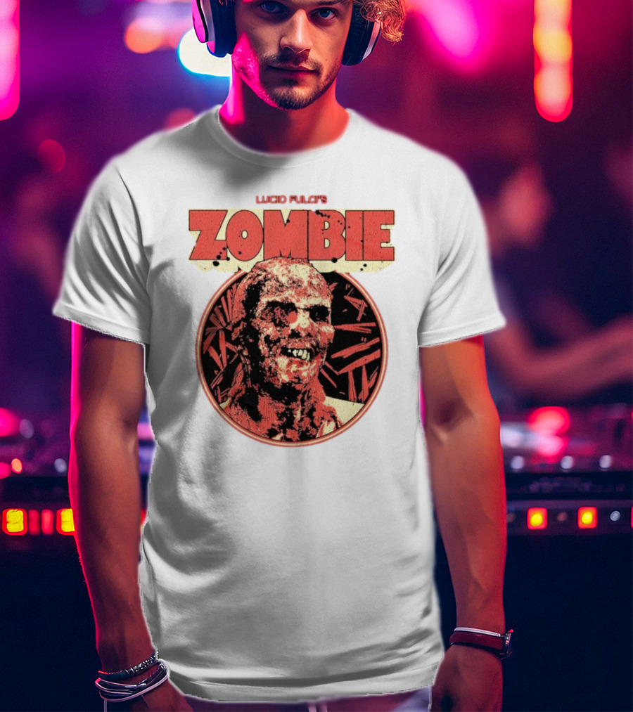 Lucio Fulci's Zombie Retro Horror Movie T-Shirt