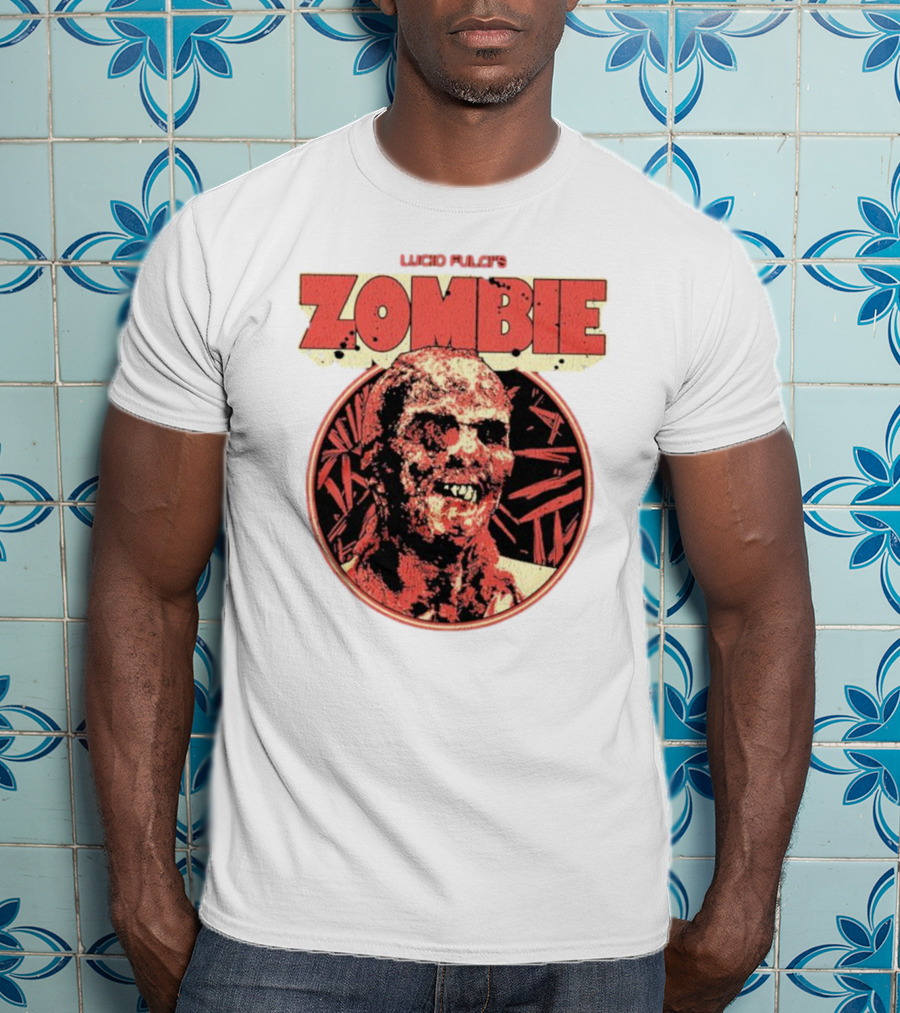 Lucio Fulci's Zombie Retro Horror Movie T-Shirt