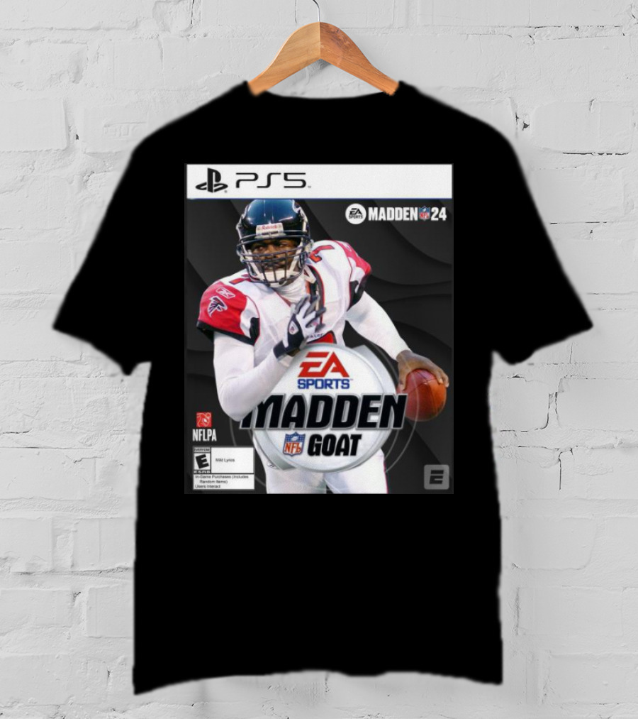 PS5 EA Sports Madden 24 NFLPA Michael Vick Madden GOAT NFL T-Shirt
