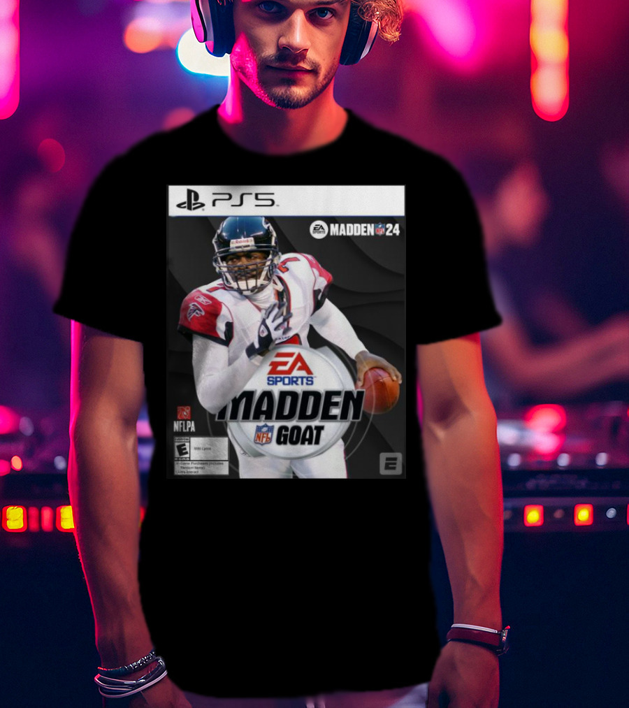 PS5 EA Sports Madden 24 NFLPA Michael Vick Madden GOAT NFL T-Shirt