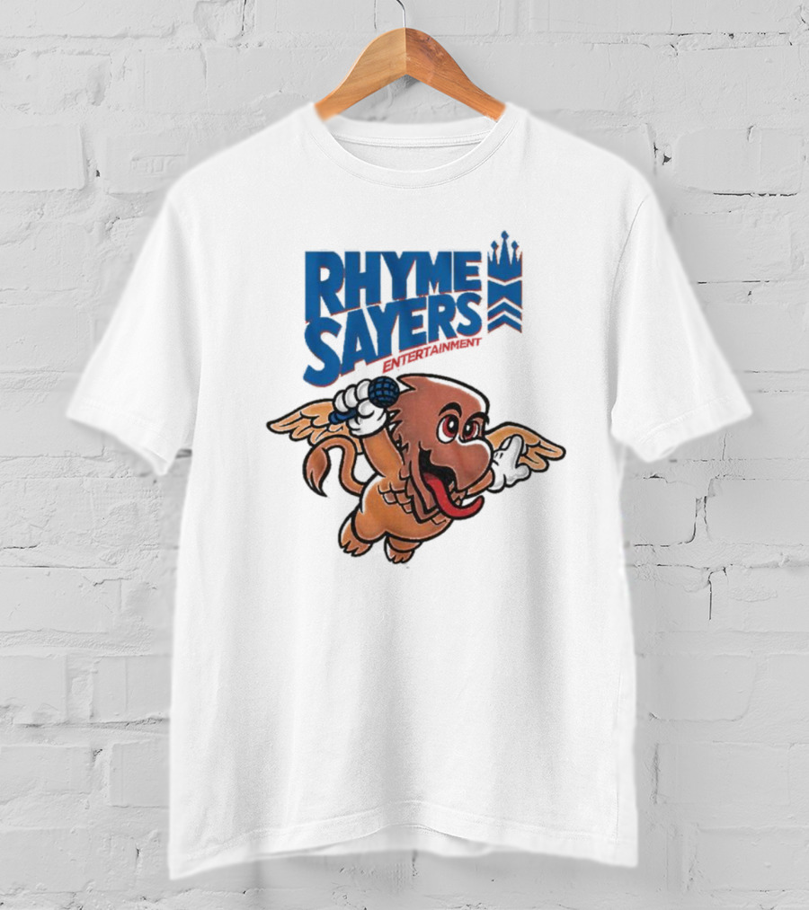 Rhymesayers Entertainment Monkey With Wings And Microphone T-Shirt