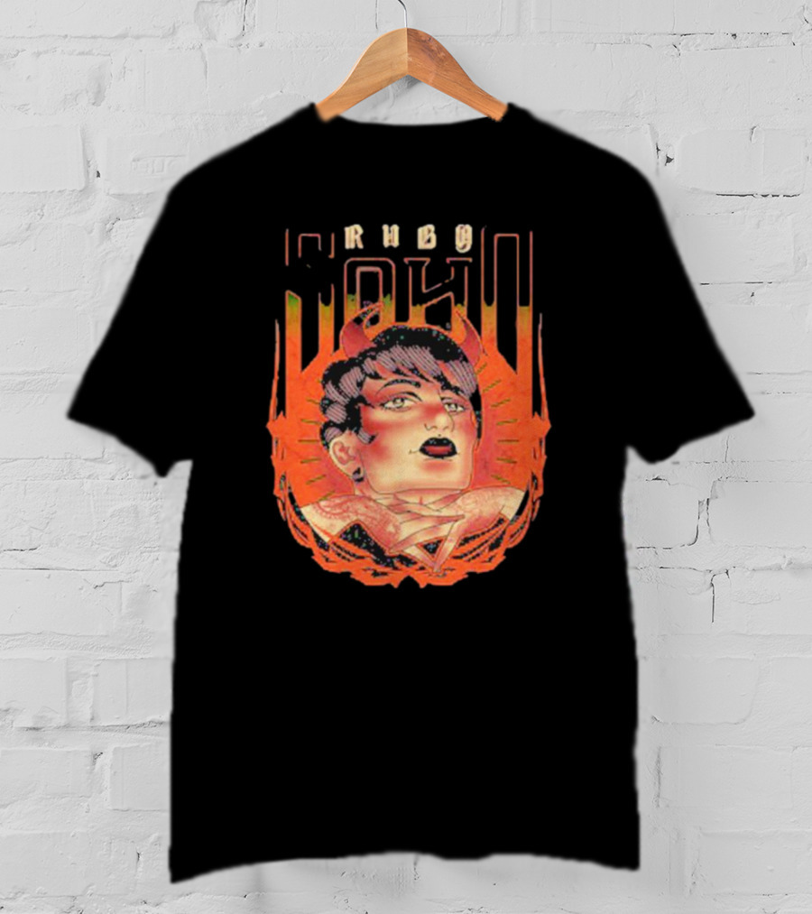 Ruby Soho Skin Deep Retro Demon Tattoo T-Shirt