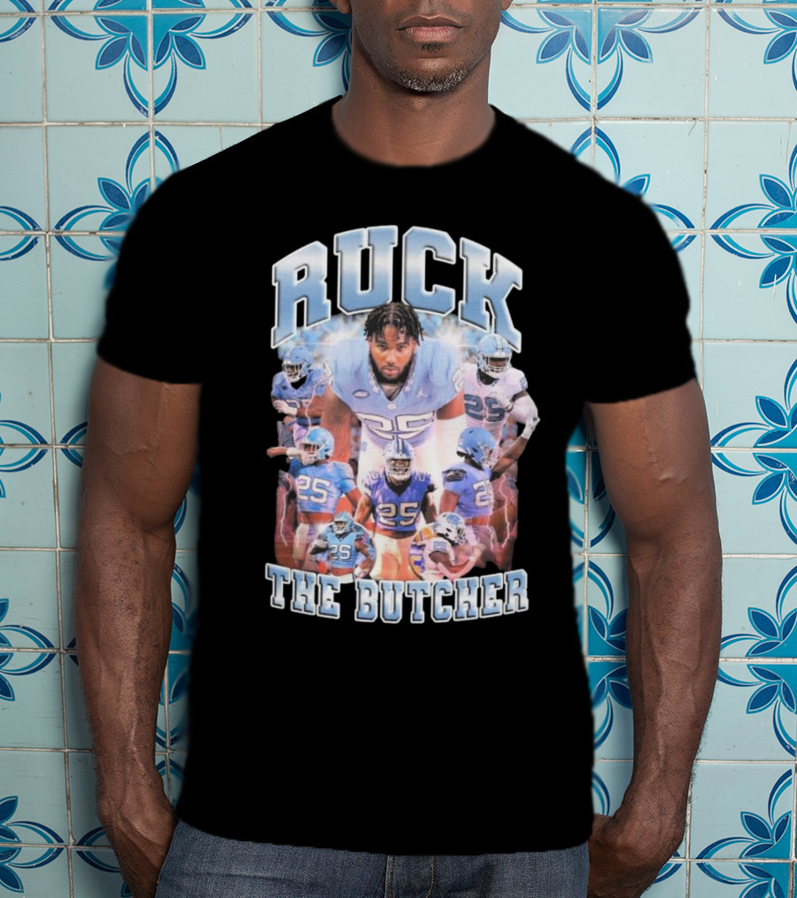 RUCK The Butcher 25 Football Montage T-Shirt