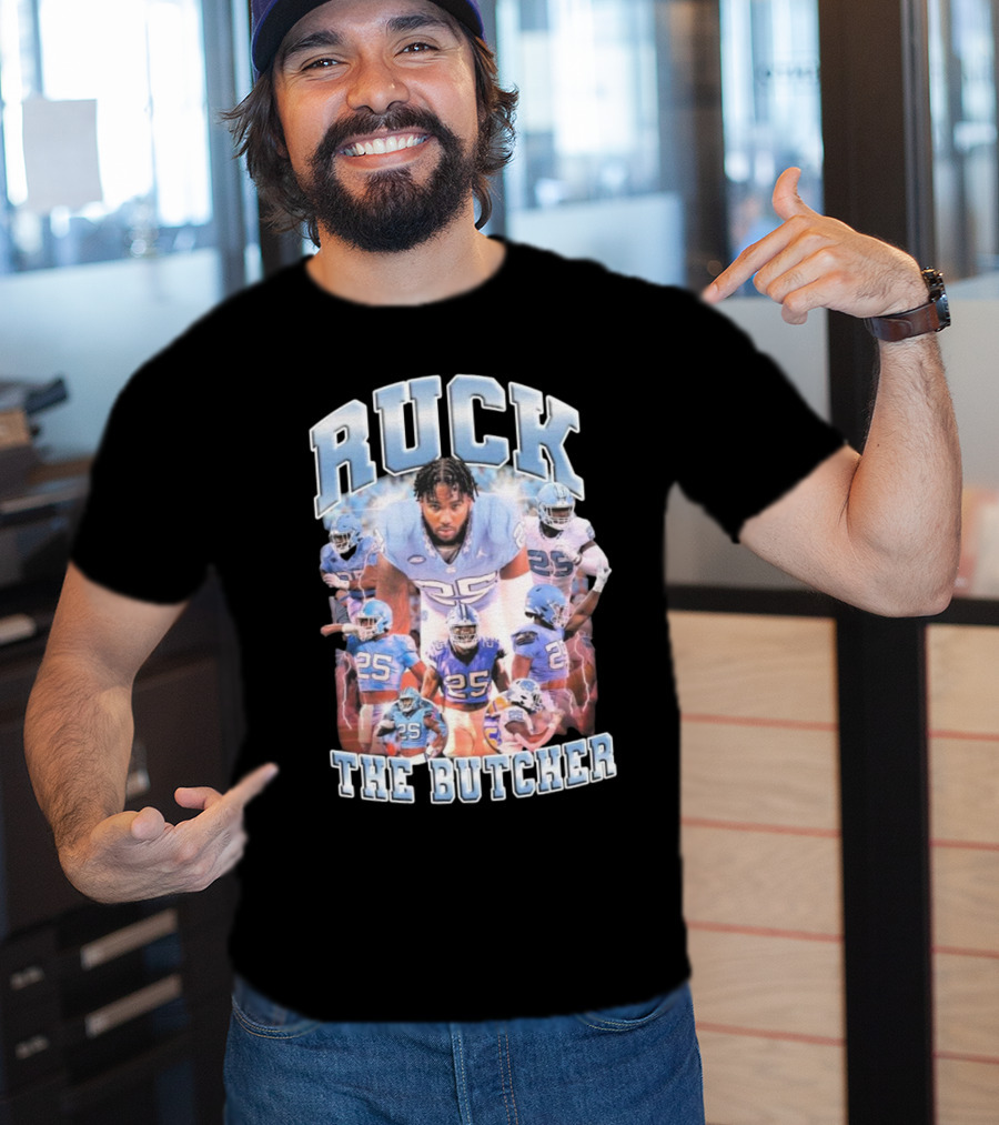 RUCK The Butcher 25 Football Montage T-Shirt