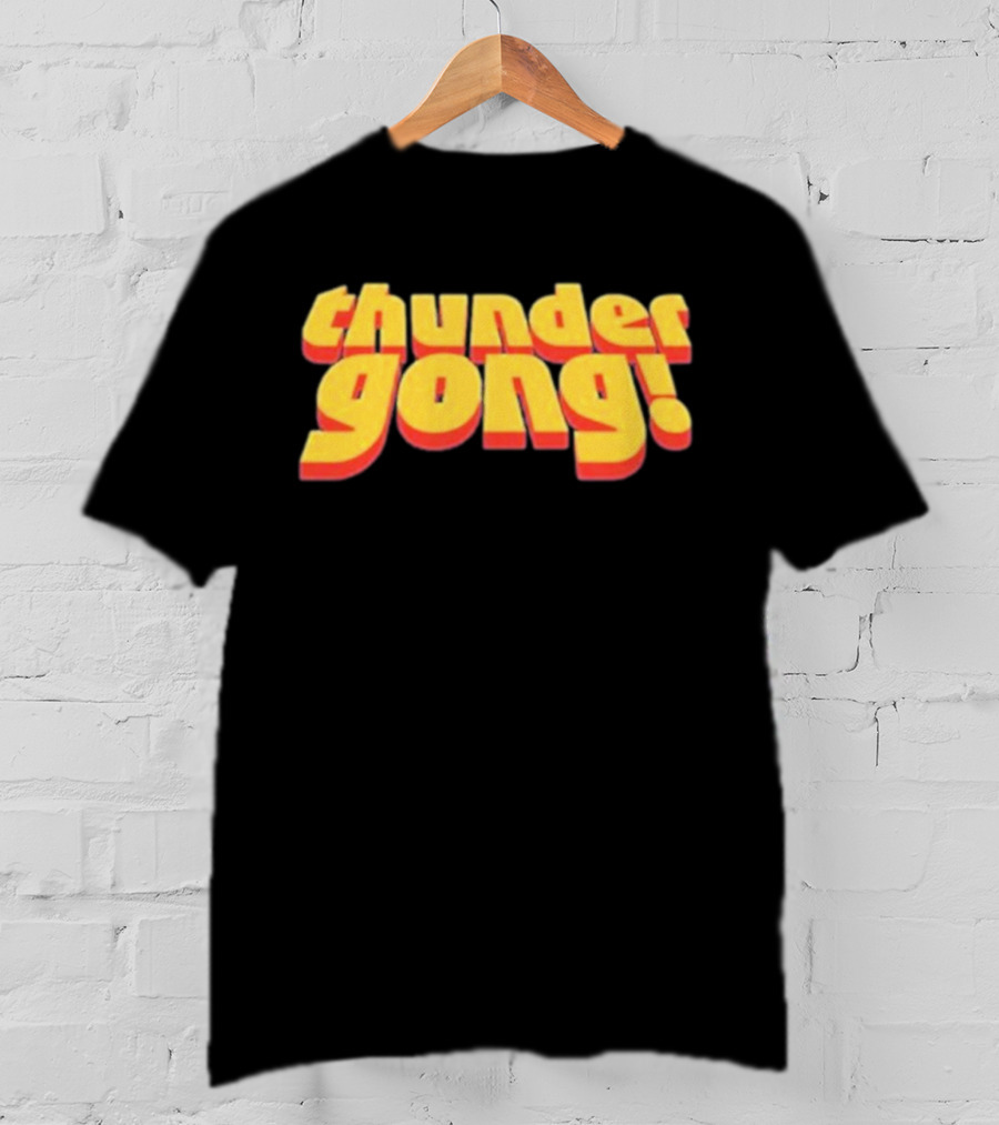 Thunder Gong 3D Retro T-Shirt